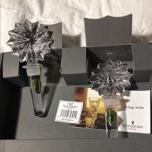 Waterford Crystal Starburst Wine Stoppers
